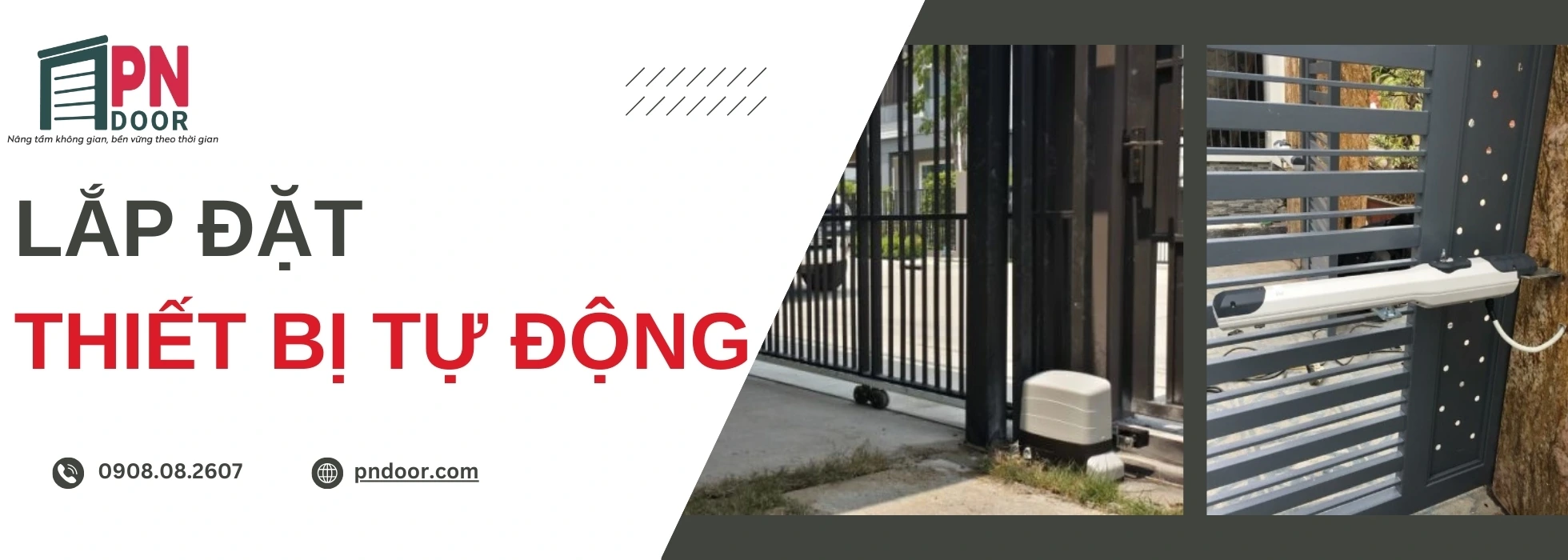 lắp đặt thiết bị tự động