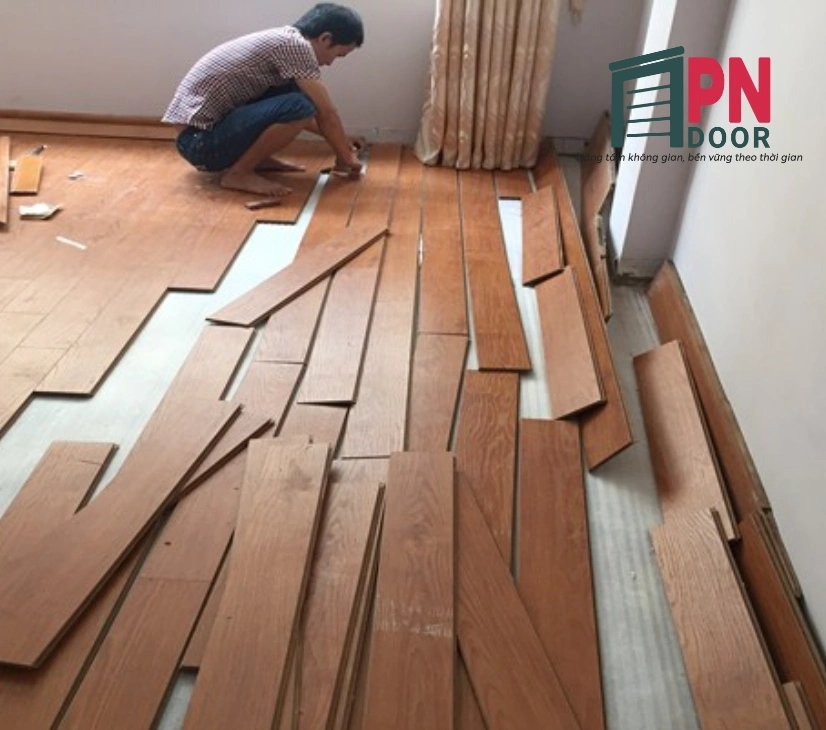 thi công gỗ công nghiệp